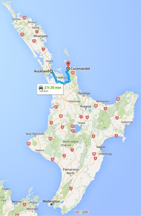 Auckland to Coromandel