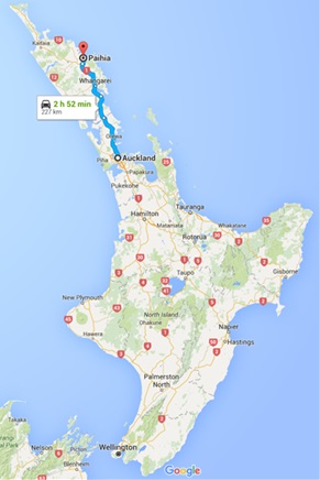 Auckland to Paihia