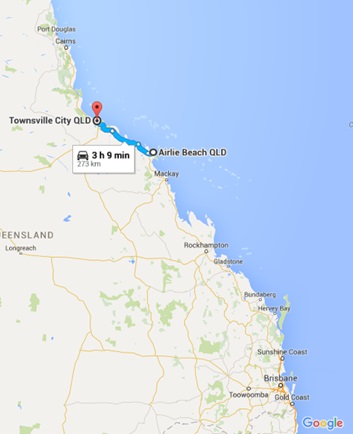 Airlie Beach to Townsville