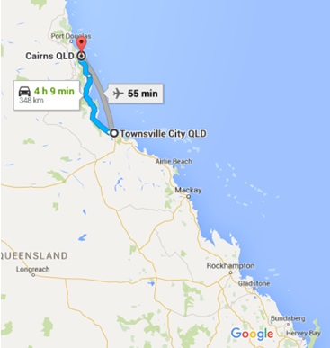 Townsville to Cairns