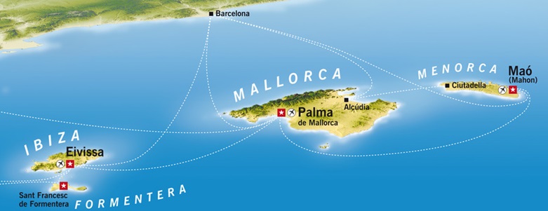 Balearic Islands Map