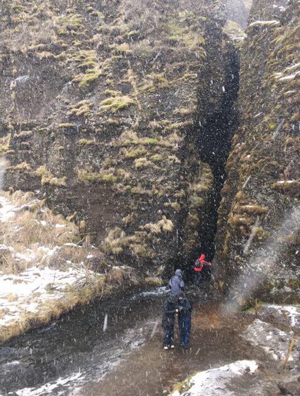 Dweller of the gorge waterfall