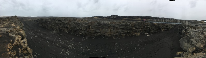Fissure between Eurasian and North America plates