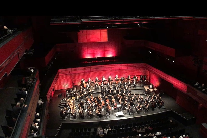 National Symphonic orchestra at Harpa opera house