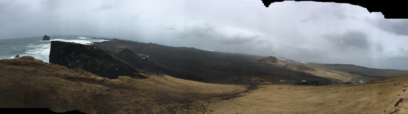 Valahnukur coastal cliffs