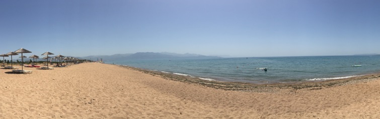 Pano of the beach