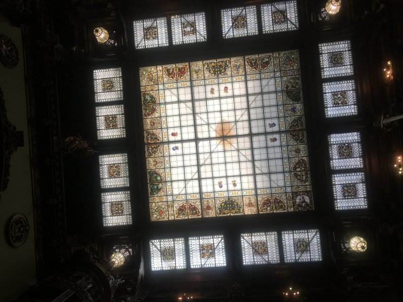Peles Castle glass ceiling